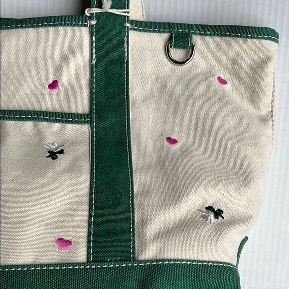 Universal Thread Floral Embroidered Canvas Tote Bag - Picture 6 of 16